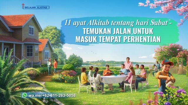 11 ayat Alkitab tentang hari Sabat - temukan jalan untuk masuk tempat perhentian