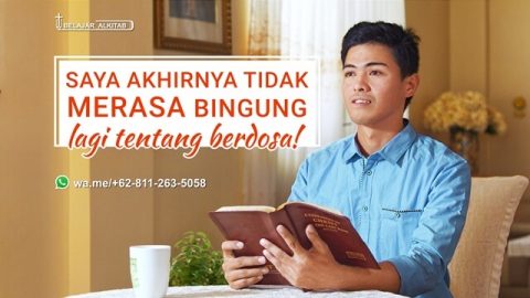 Saya akhirnya tidak merasa bingung lagi tentang berdosa
