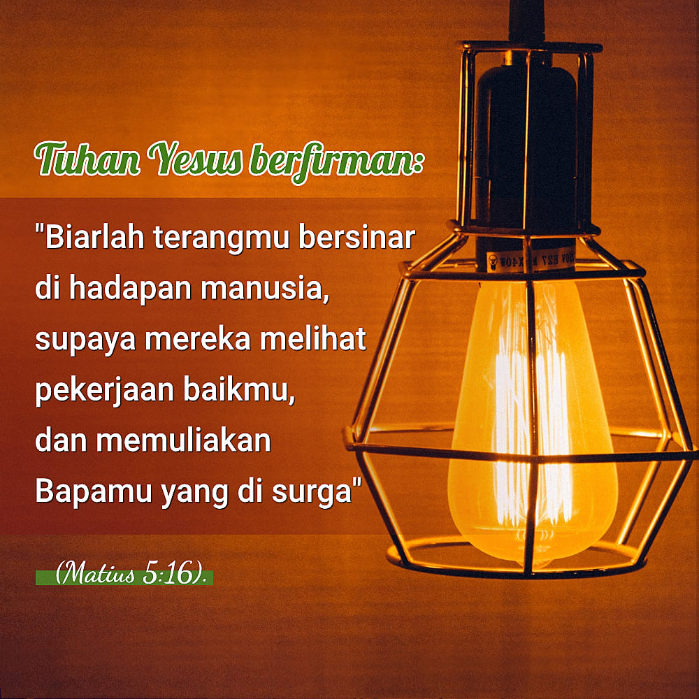 matius 5 16,matius 5 ayat 16