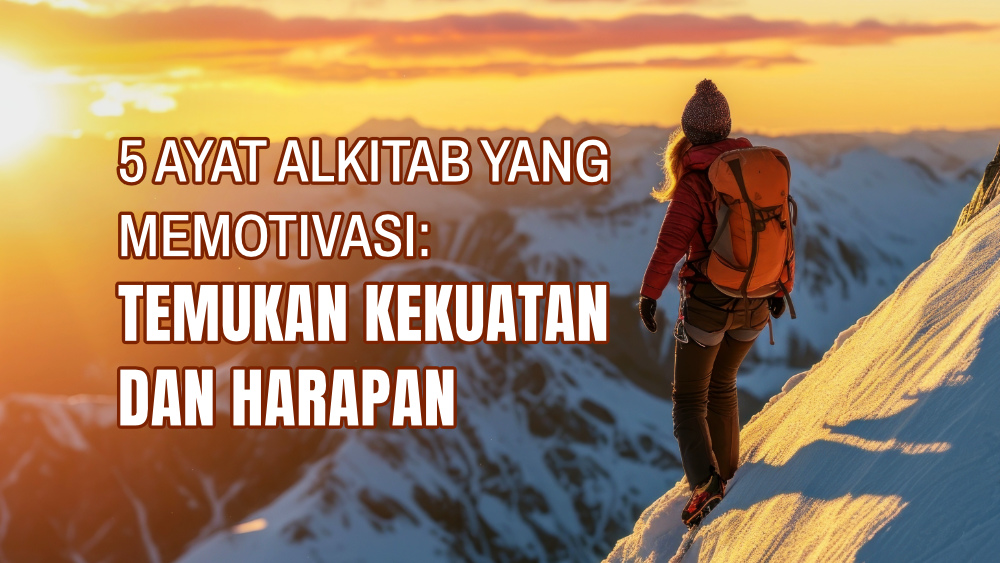 5 Ayat Alkitab yang Memotivasi: Temukan Kekuatan dan Harapan